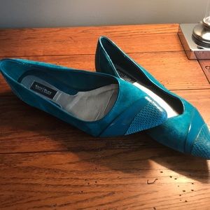 Teal flats WHBM